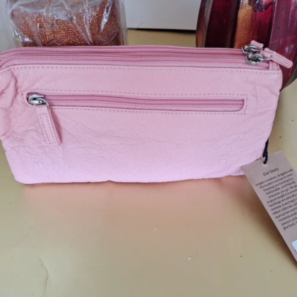 NWT, Crossbody, Vegan Leather #7690 - Picture 5 of 10